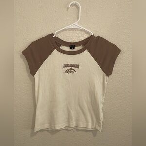 Brown and cream Colorado shirt